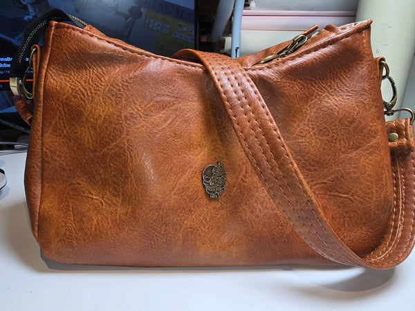 Annabella - Tobacco Shoulder Purse