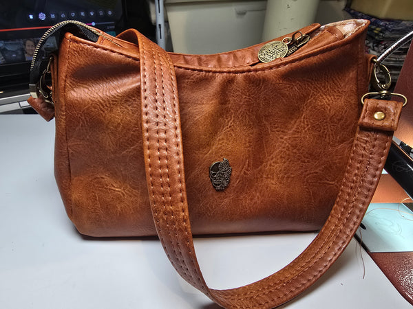Annabella - Tobacco Shoulder Purse