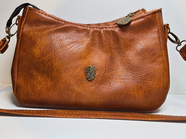 Annabella - Tobacco Shoulder Purse