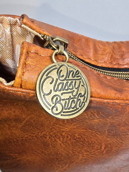 Annabella - Tobacco Shoulder Purse