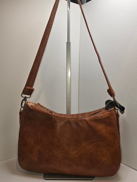 Annabella - Tobacco Shoulder Purse