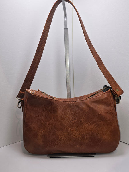 Annabella - Tobacco Shoulder Purse