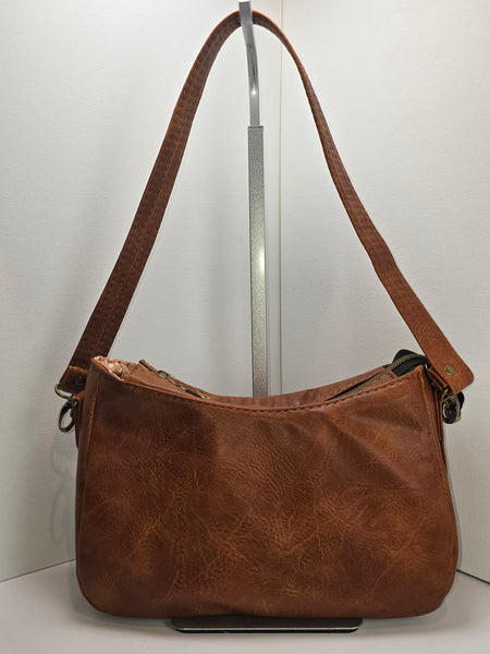 Annabella - Tobacco Shoulder Purse