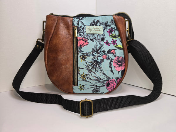 Floral Saddle Bag