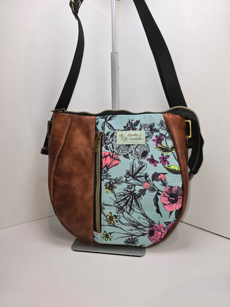 Floral Saddle Bag