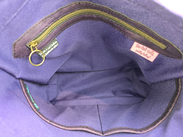 Harmonica Hobo Bag-Purple