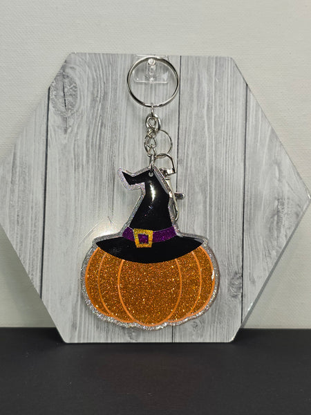 Pumpkin with Witch hat