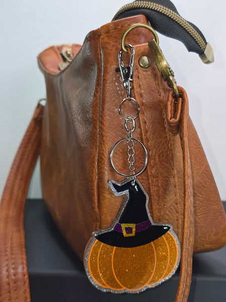 Pumpkin with Witch hat