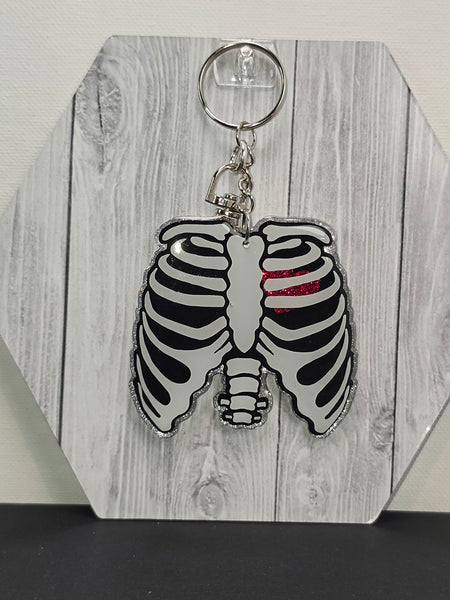 Skeleton Ribs with Heart