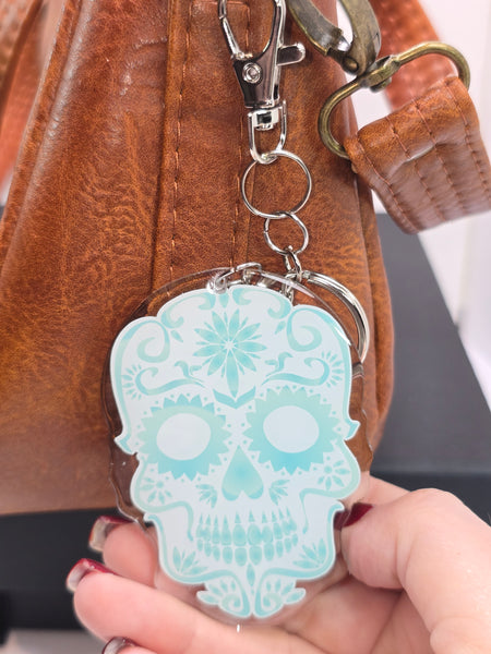 Sugar Skull Purse Charms