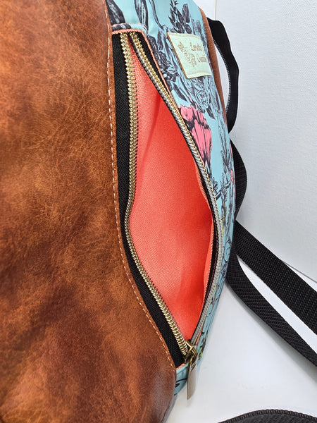 Floral Saddle Bag