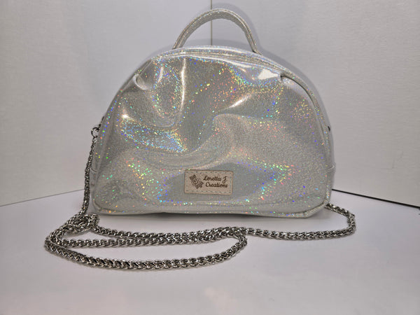 Ice sparkle Bowler Bag