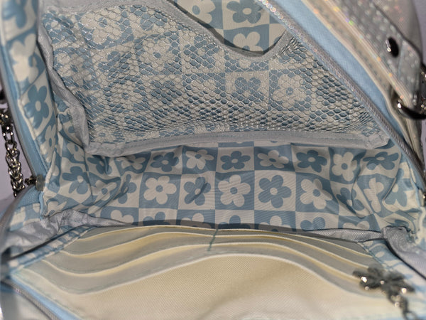 Ice sparkle Bowler Bag