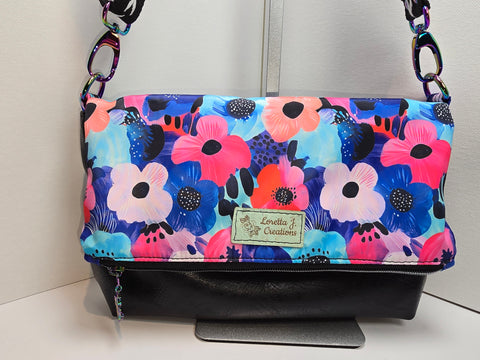 Floral Foldover Purse