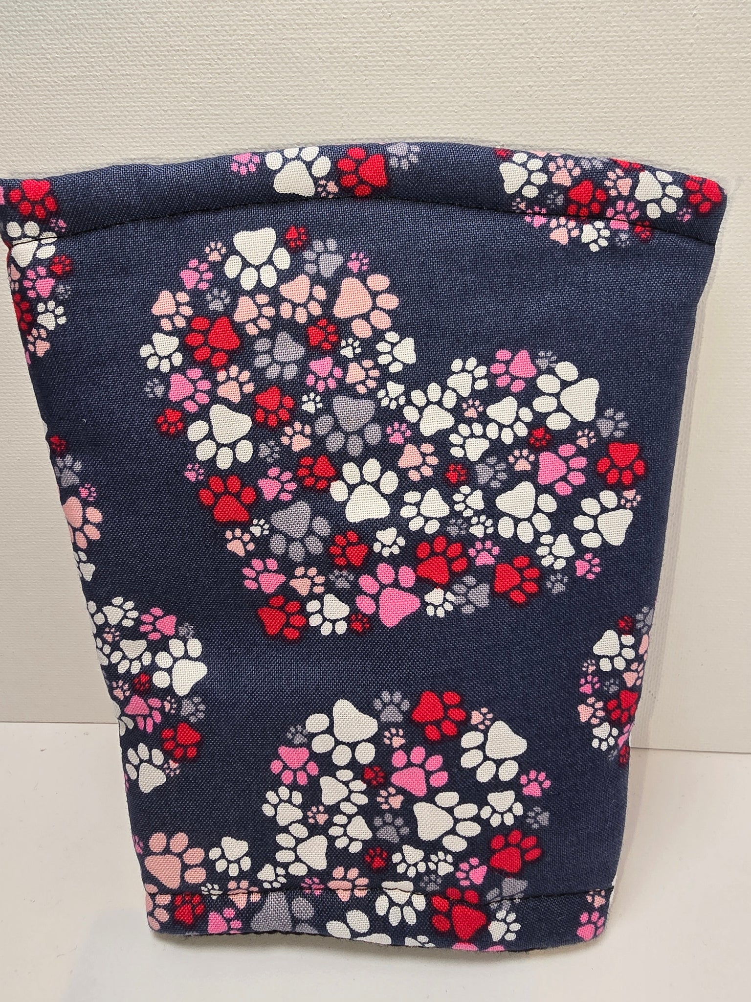 Paws and Hearts Cold Cup Cozy