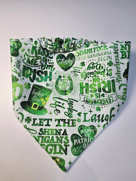 Lucky Irish Fun Scrunchie Bandana