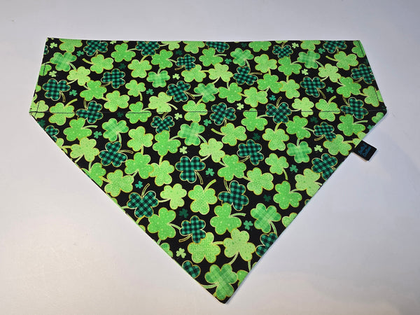 Shamrock Love Over the Collar Bandana