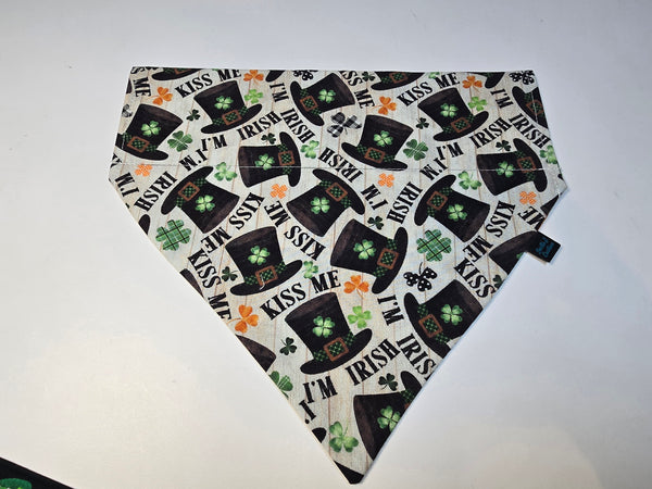 Kiss Me, I'm Irish Over the Collar Bandana