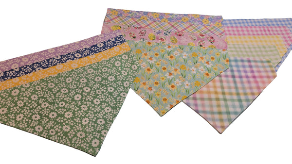 Spring Scrunchie Bandanas