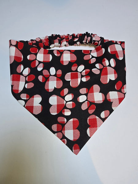 Paw Love Scrunchie Bandana