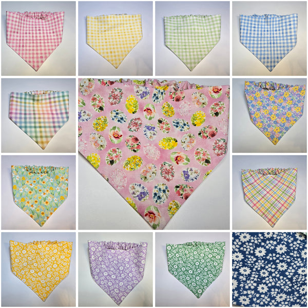 Spring Scrunchie Bandanas