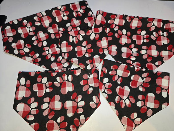 Paw Love Scrunchie Bandana