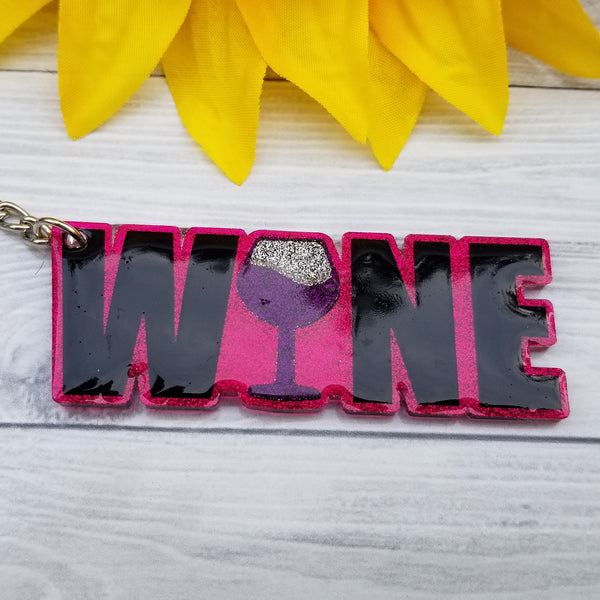 Wine keychains